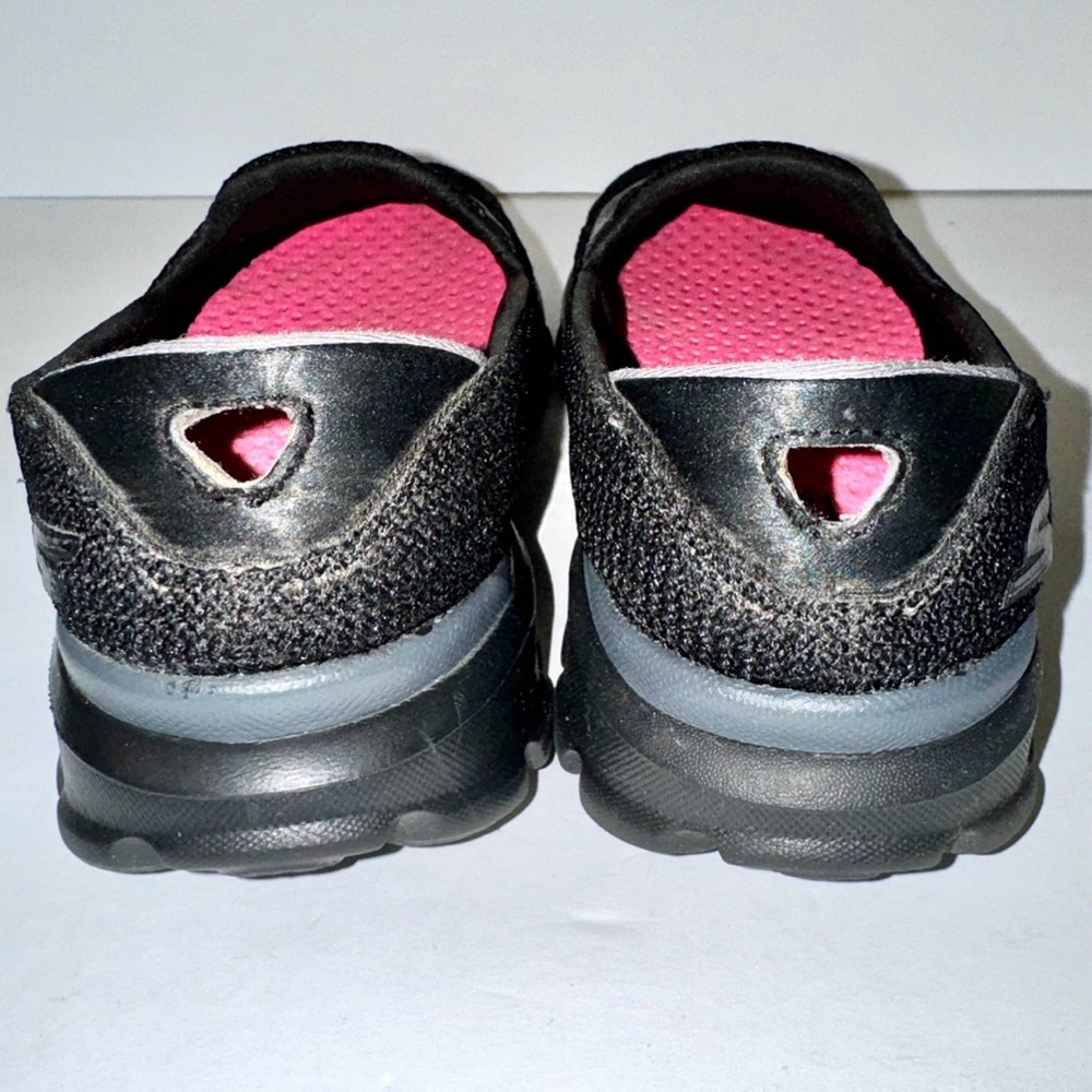 Skechers “Go Walk 3” Black Mesh Slip-On Comfort Athleisure Sneakers, Sz 8.5 - Picture 7 of 12
